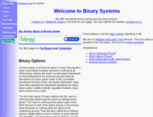Tablet Screenshot of binary.co.nz