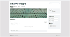 Desktop Screenshot of binary.co.za