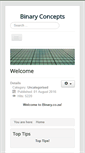 Mobile Screenshot of binary.co.za