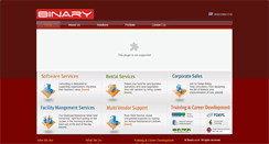 Desktop Screenshot of binary.co.in